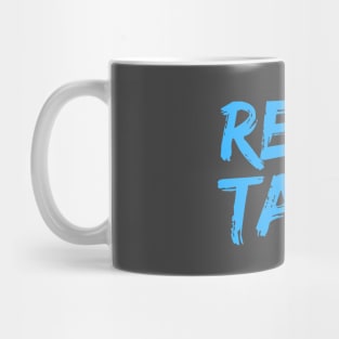 REAL TALK Neon Blue London slang, London design Mug